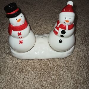 Transpac Snowman Holiday‎ Shaker Set Y0788